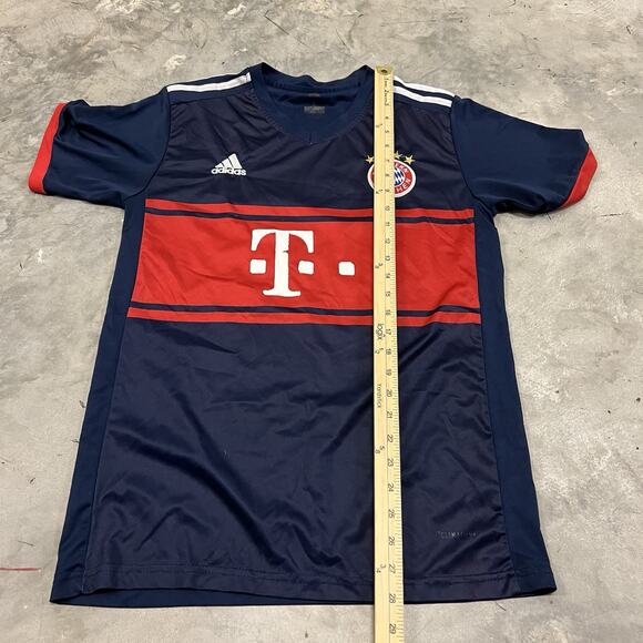 2017 FC Bayern Munich Adidas Home Football Soccer Jersey Kit Size Sz L Blue Fade - Picture 2 of 8